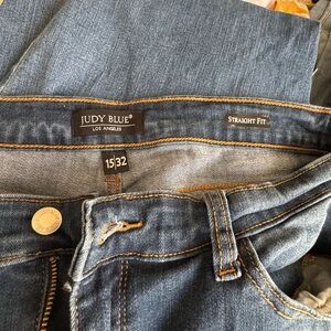 Judy Blue Women's Straight Leg Jeans - Dark Blue